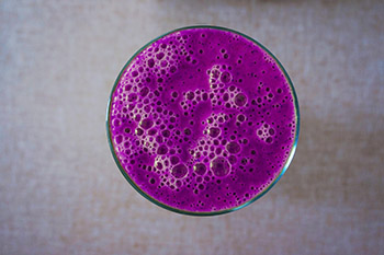 blueberry-banana-kale smoothie