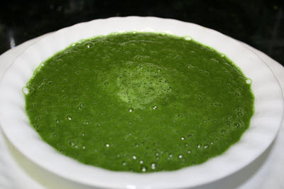 spinach-tomato soup